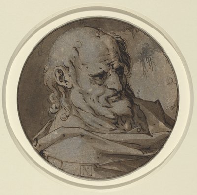 Apostolin pää tekijältä Hendrick Goltzius