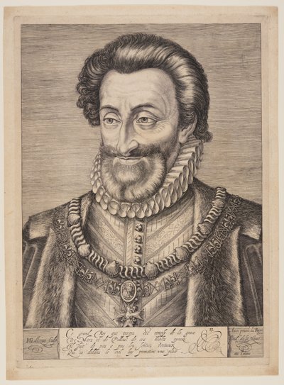 Ranskan Henrik IV tekijältä Hendrick Goltzius