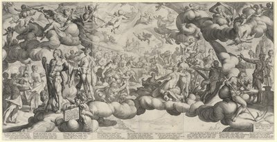 Amorin ja Psyken häät tekijältä Hendrick Goltzius