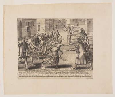 Imperiled Litigation, kirjasta Litis Abusus (Lain väärinkäytökset) tekijältä Hendrick Goltzius