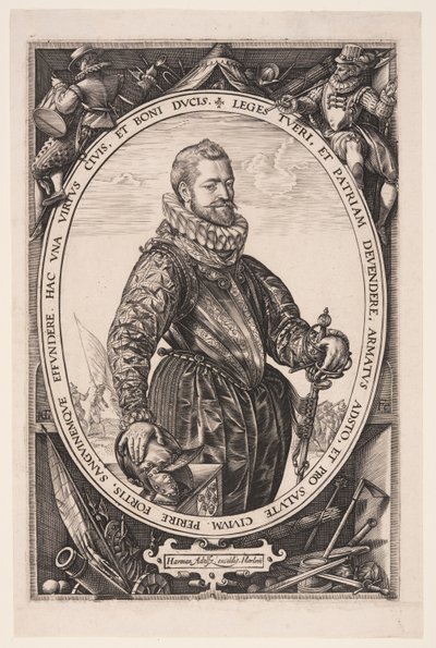 Jacques de la Faille tekijältä Hendrick Goltzius