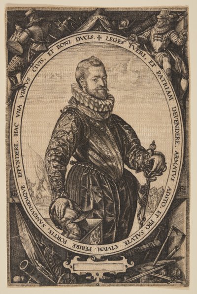 Jacques de la Faille tekijältä Hendrick Goltzius