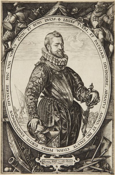 Jacques de la Faille tekijältä Hendrick Goltzius