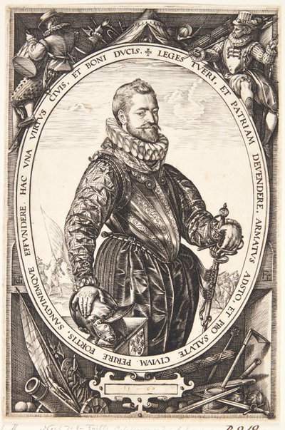 Jacques de la Faille tekijältä Hendrick Goltzius