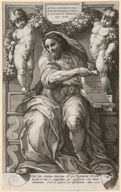 Jesaja tekijältä Hendrick Goltzius