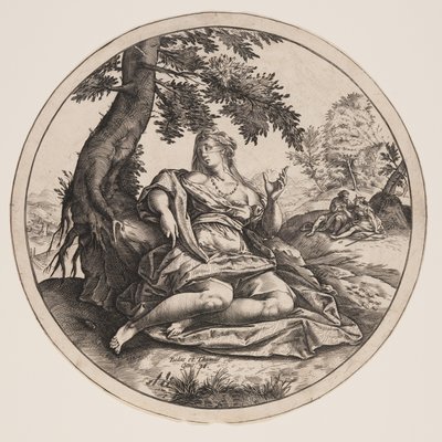 Juuda ja Thamar tekijältä Hendrick Goltzius