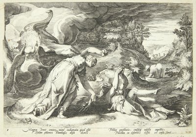 Juno muuttaa Kallistosta karhun tekijältä Hendrick Goltzius