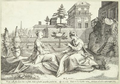 Beroëksi naamioitunut Juno varoittaa Semeleä tekijältä Hendrick Goltzius