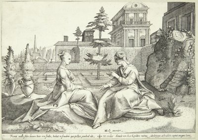 Beroëksi naamioitunut Juno varoittaa Semeleä tekijältä Hendrick Goltzius