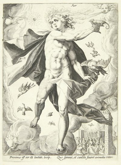Ilma (Aer) tekijältä Hendrick Goltzius