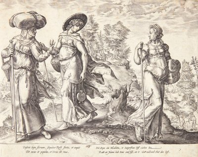 Orpa jättää Ruutin ja Noomin tekijältä Hendrick Goltzius
