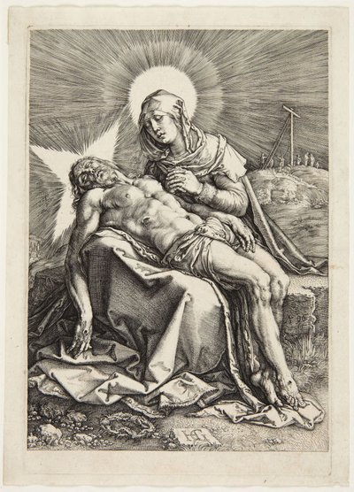 Pietà tekijältä Hendrick Goltzius