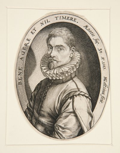 Hieronymous Scholiersin muotokuva tekijältä Hendrick Goltzius