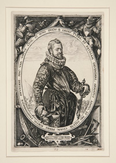 Jacques de la Faillen muotokuva tekijältä Hendrick Goltzius