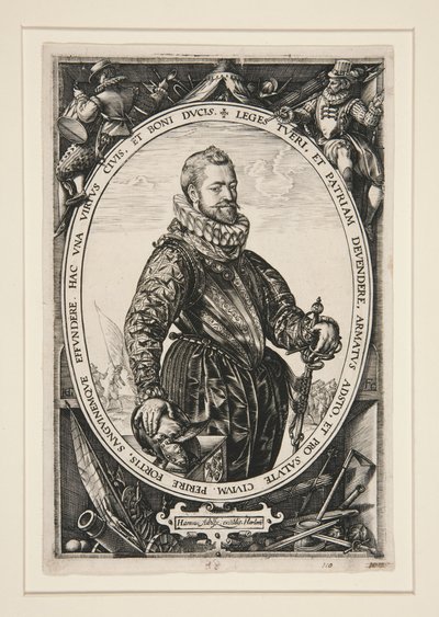 Jacques de la Faillen muotokuva tekijältä Hendrick Goltzius