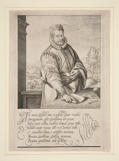 Philip Gallen muotokuva tekijältä Hendrick Goltzius