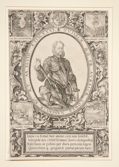 William of Orangen muotokuva tekijältä Hendrick Goltzius