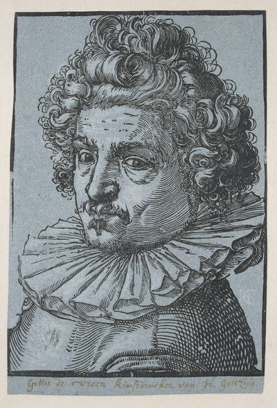 Gillis van Breenin muotokuva tekijältä Hendrick Goltzius
