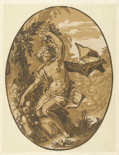 Proserpina Jumalat ja jumalattaret (sarjan nimi) tekijältä Hendrick Goltzius
