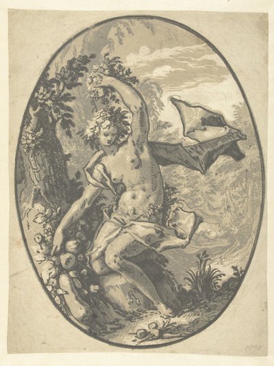 Proserpina Jumalat ja jumalattaret (sarjan nimi) tekijältä Hendrick Goltzius