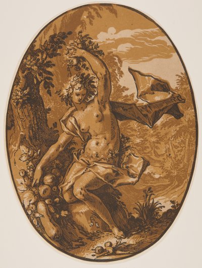 Proserpine, alkaen Jumaluudet tekijältä Hendrick Goltzius