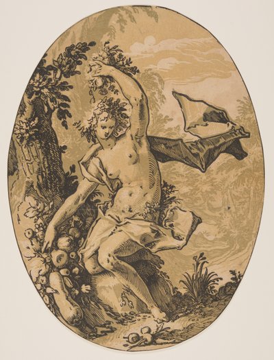 Proserpine, alkaen Jumaluudet tekijältä Hendrick Goltzius