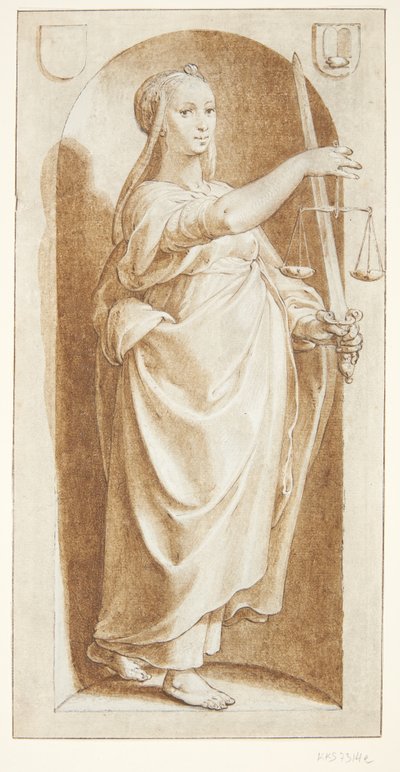 Oikeudenmukaisuus tekijältä Hendrick Goltzius