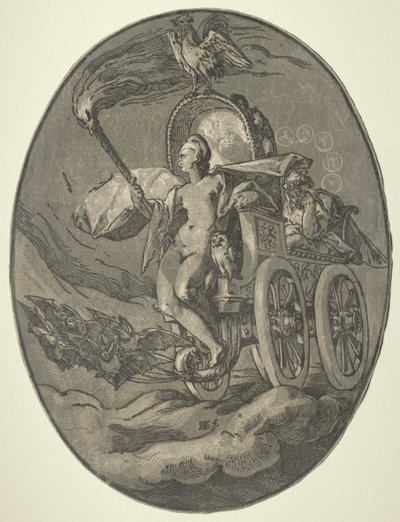 Seitsemän jumalaa: Nox (yö) tekijältä Hendrick Goltzius