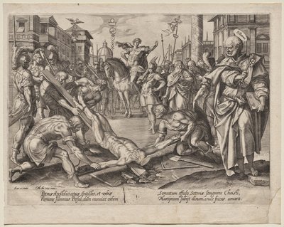 Pyhä Pietari tekijältä Hendrick Goltzius