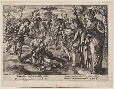 Pyhä Tuomas tekijältä Hendrick Goltzius