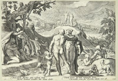 Tulva tekijältä Hendrick Goltzius