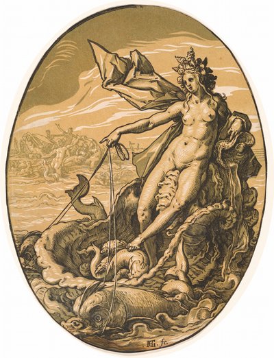 Tethys tekijältä Hendrick Goltzius