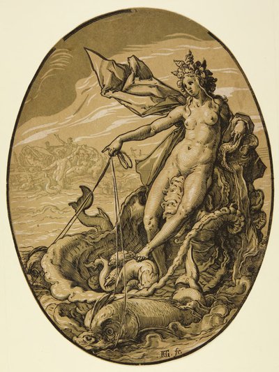 Tethys tekijältä Hendrick Goltzius