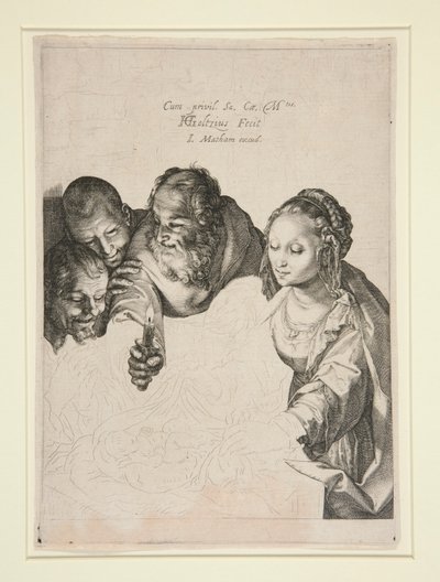 Paimenten palvonta tekijältä Hendrick Goltzius