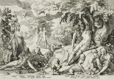 Kultainen aikakausi tekijältä Hendrick Goltzius
