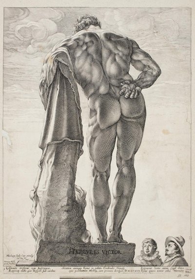 Farnese Hercules tekijältä Hendrick Goltzius