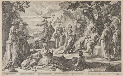 Midaksen tuomio tekijältä Hendrick Goltzius