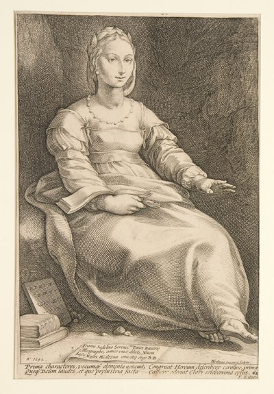 Yhdeksän muusaa: Calliope, #1 9:n sarjassa tekijältä Hendrick Goltzius