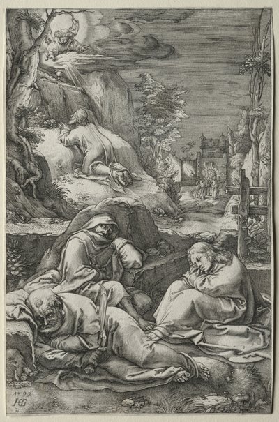 Passion: Agony in the Garden tekijältä Hendrick Goltzius
