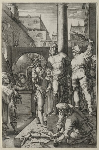 The Passion: The Flagelling tekijältä Hendrick Goltzius