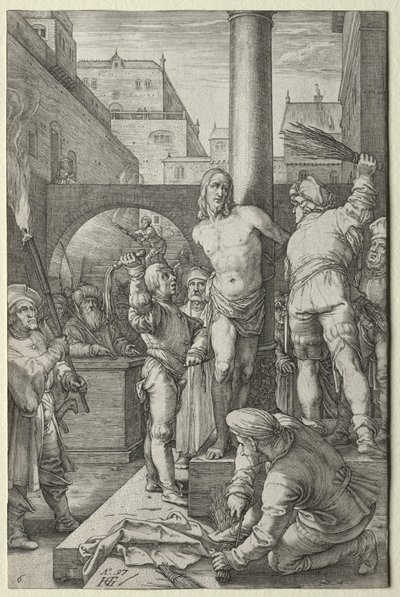 The Passion: The Flagelling tekijältä Hendrick Goltzius