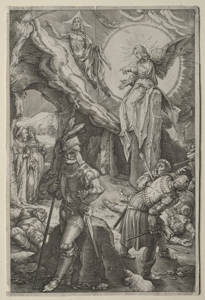 Passion: ylösnousemus tekijältä Hendrick Goltzius