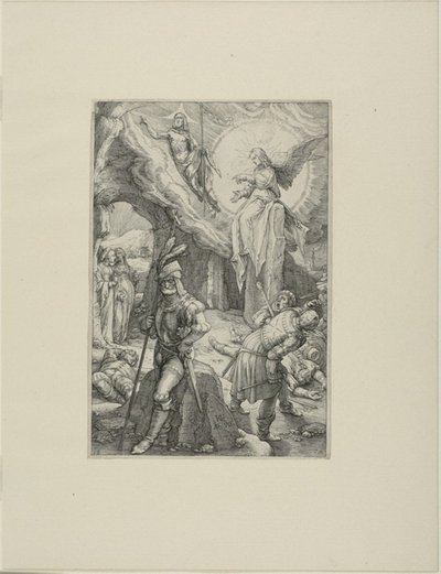 Ylösnousemus, levy kaksitoista kirjasta The Passion of Christ tekijältä Hendrick Goltzius