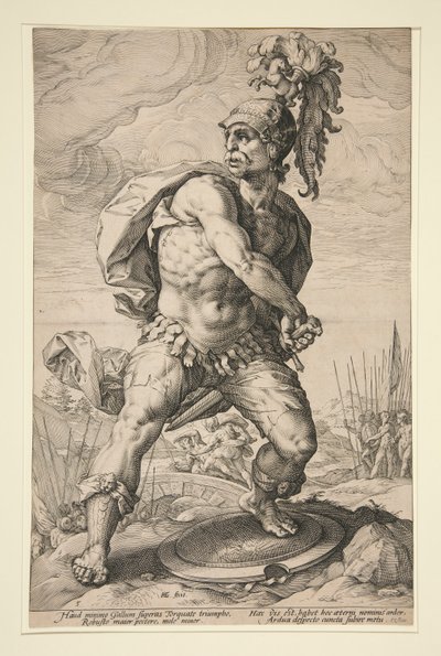 Rooman sankarit: Titus Manlius Torquatus tekijältä Hendrick Goltzius