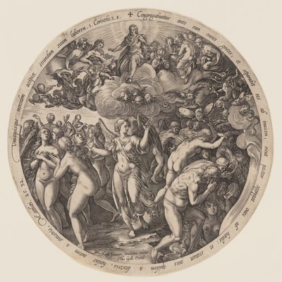 Siunattujen ja kadotettujen erottaminen toisistaan tekijältä Hendrick Goltzius