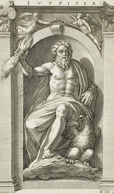 Antiikin jumalten sarja tekijältä Hendrick Goltzius