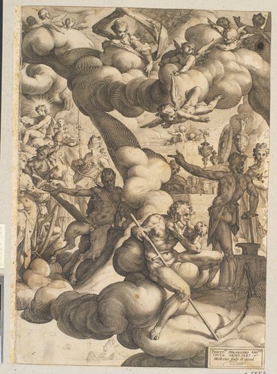 Cupidon ja Psychen häät tekijältä Hendrick Goltzius