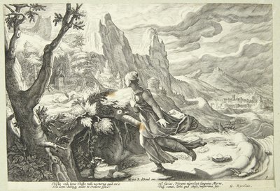 Leijona pelottaa tätä tekijältä Hendrick Goltzius