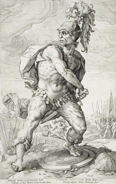 Titus Manlius Torquatus tekijältä Hendrick Goltzius