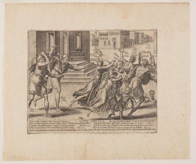 Kullekin omansa, kirjasta Litis Abusus (Lain väärinkäytökset). tekijältä Hendrick Goltzius
